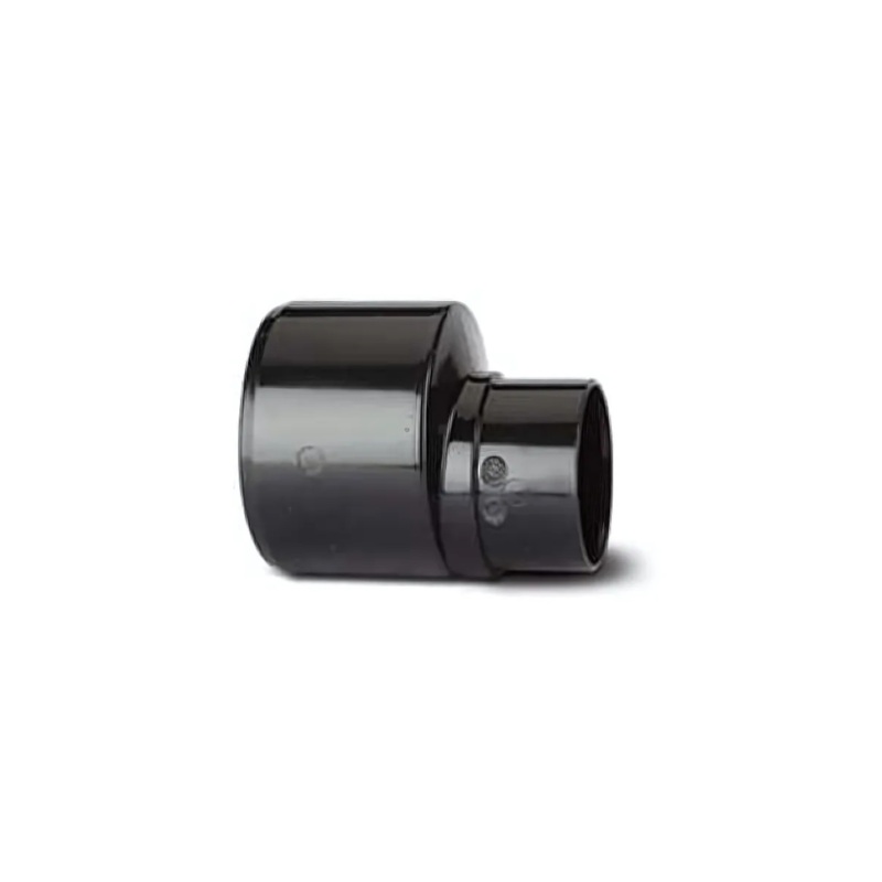 Polysoil 110mm x 68mm Reducer Round Downpipe – Polypipe (Black) – SD46B