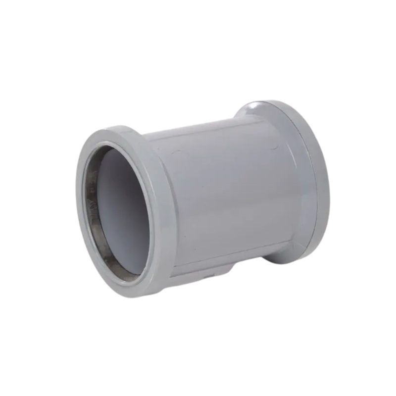 PolySoil 82mm Double Socket – Polypipe (Grey) – SH34G