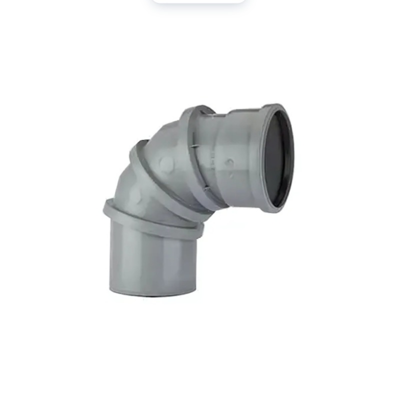 110mm Adjustable Bend (090), Ring Seal/Spigot – Polypipe (Grey) – SAB90G
