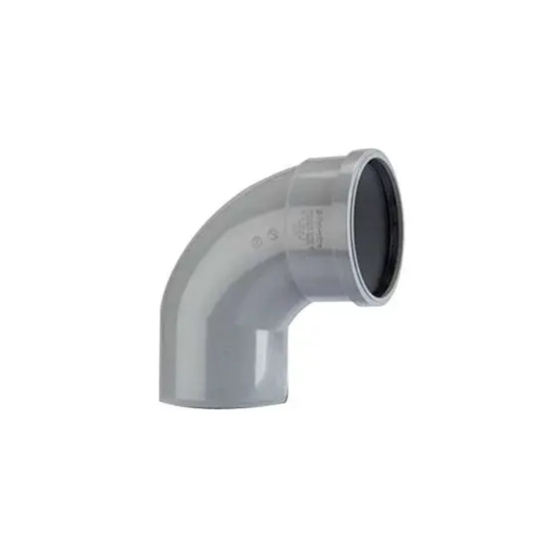 110mm x 92.5 Ring Seal Soil Bend – Polypipe (Grey) – SB409G