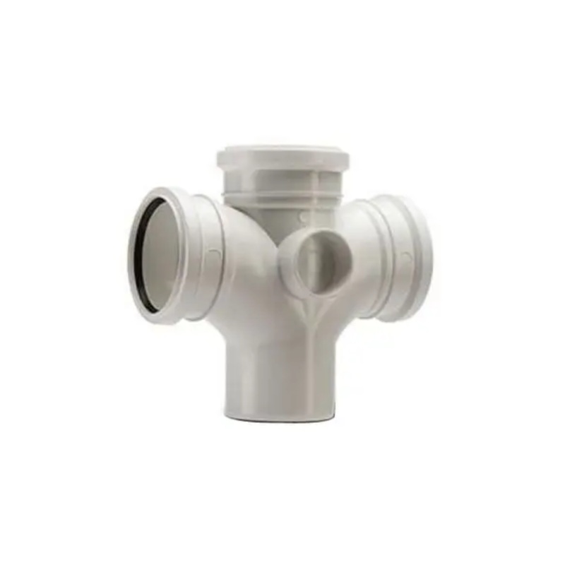 110mm x 92.5 Soil Double Branch – Polypipe (White) – SU420W