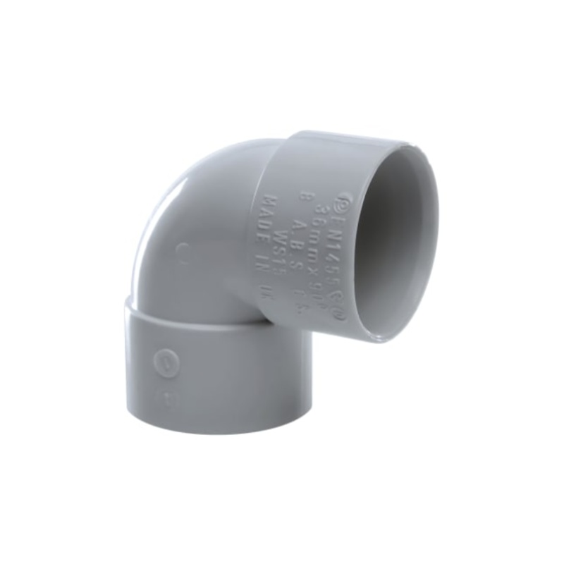 32mm x 90 Soil Single-Socket Knuckle Bend – Polypipe (Grey) – MU112SG