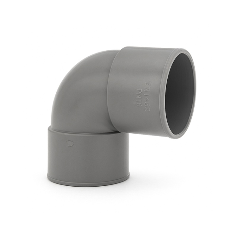 50mm x 90 Soil Single-Socket Knuckle Bend – Polypipe (Grey) – MU312G