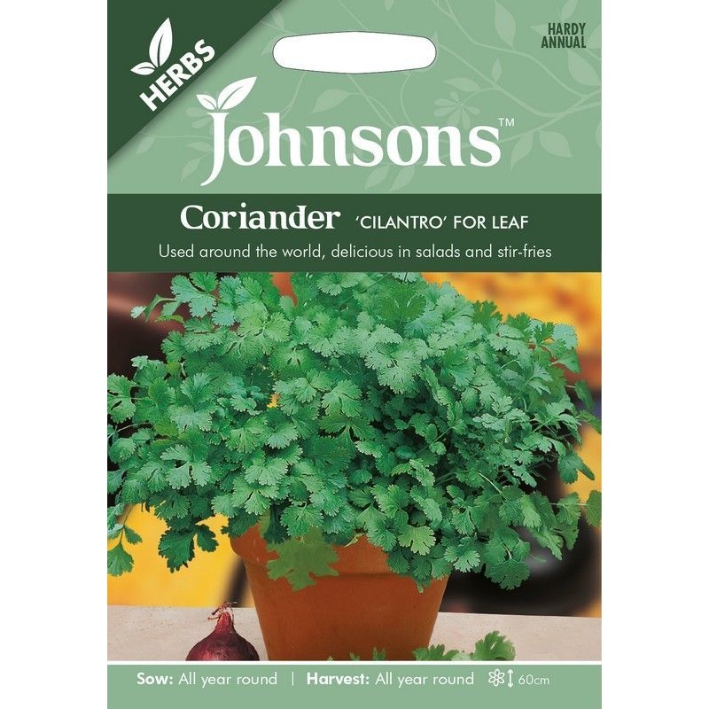 Johnsons Coriander Cilantro For Leaf Seeds