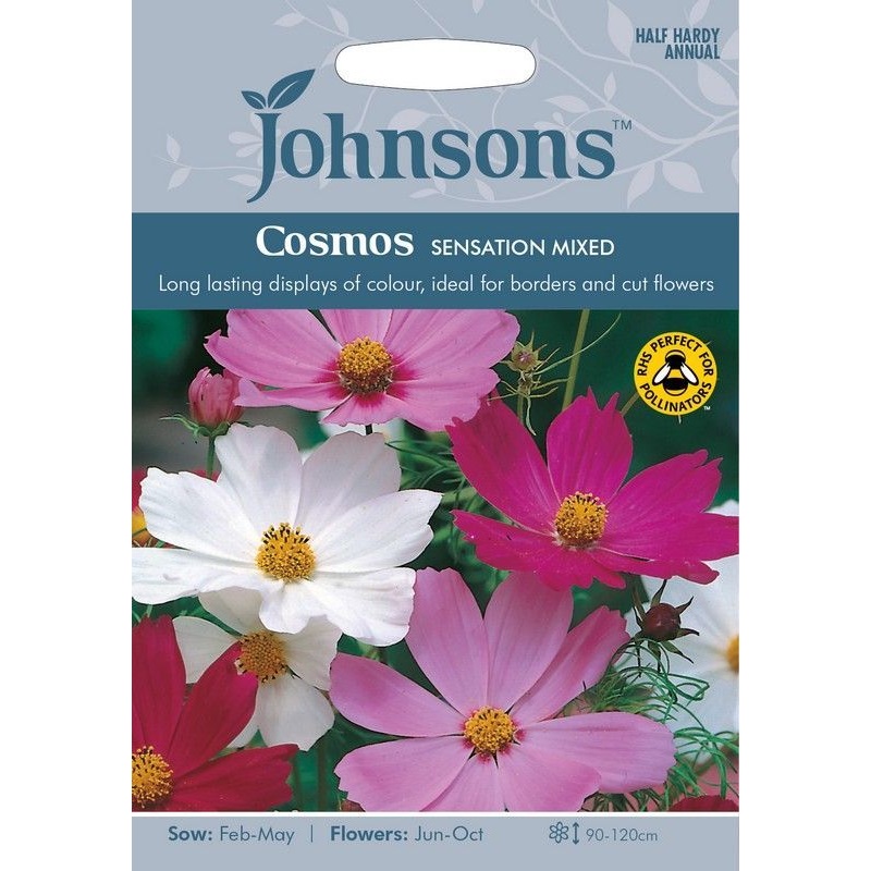 Johnsons Cosmos Sensation Mixed Seeds
