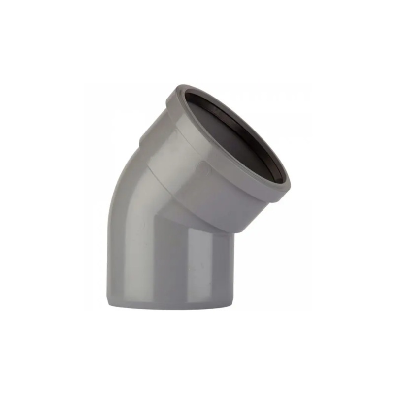 Polysoil 110mm x 15 Double Socket Bend – Polypipe (Grey) – SB407G