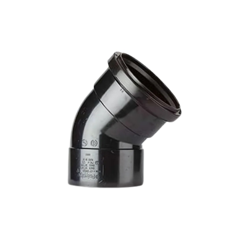 PolySoil 110mm x 30 Double Socket Bend – Polypipe (Black) – SB408B