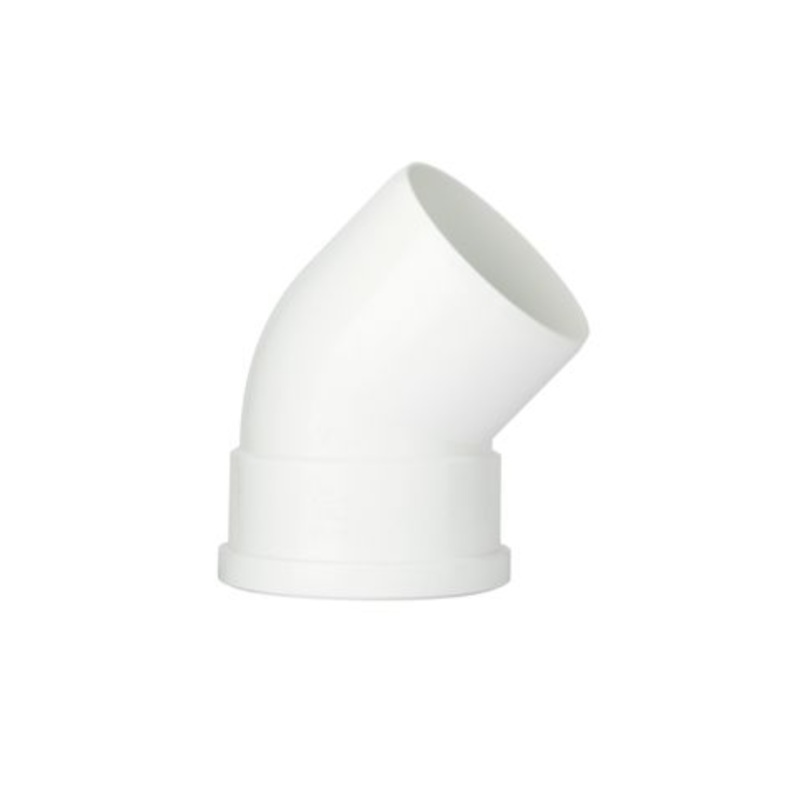 Polysoil 110mm x 30 Double Socket Bend – Polypipe (White) – SB408W