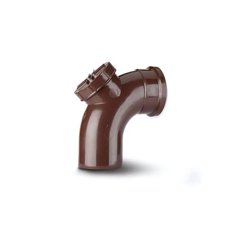 PolySoil 110mm x 92.5 Single Socket Access Bend Ring Seal – Polypipe (Brown) – SB413BR