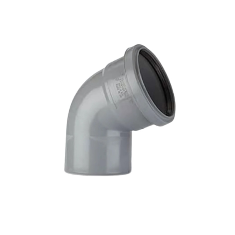 PolySoil 4in/110mm x 112 Single Socket Bend – Polypipe (Grey) – SB411G