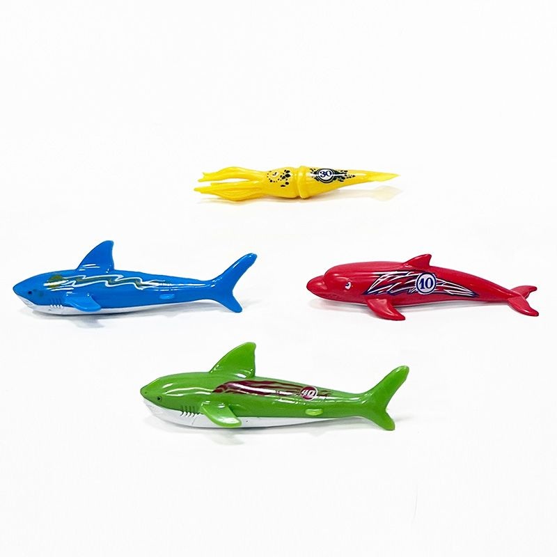 Sea Creatures Torpedo Dive Sticks – Pack Of 4