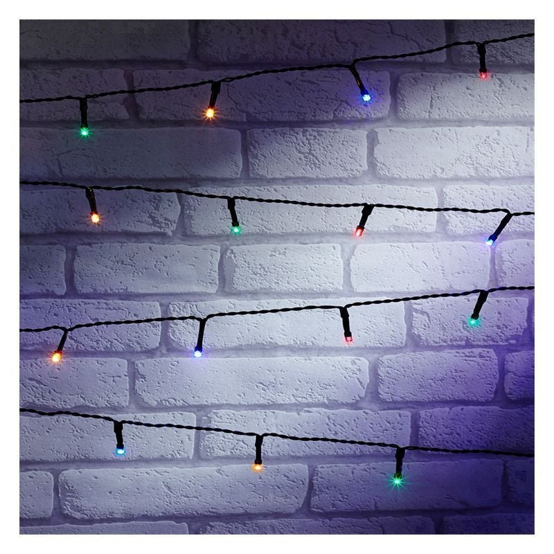 String Fairy Christmas Lights Animated Multicolour Outdoor 100 LED – 7.42m by Astralis