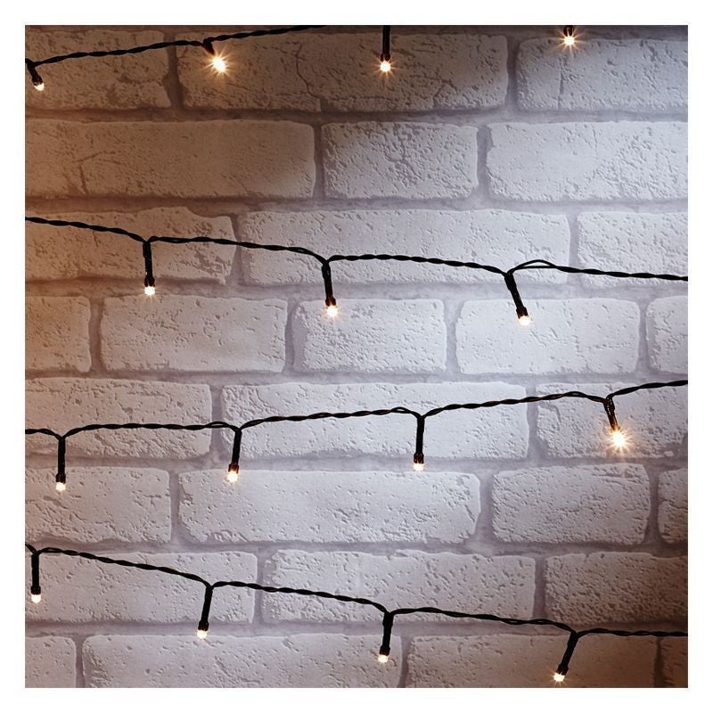 String Fairy Christmas Lights Animated Warm White Outdoor 100 LED – 7.42m by Astralis
