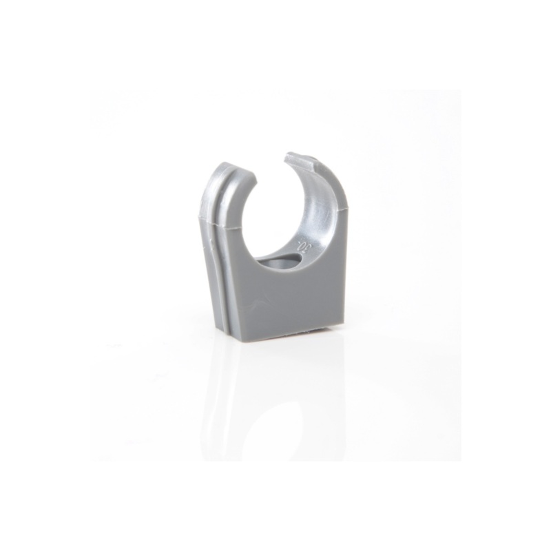 21.5mm Push-Fit Overflow Pipe Clip – Polypipe (Grey)  VP53G
