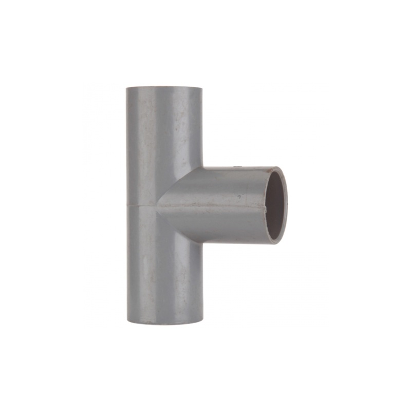 21.5mm x 90 Push Fit Overflow Tee – Polypipe (Grey) – VP46G