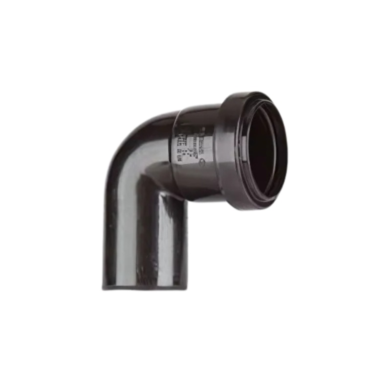 32mm x 91.25 Push-Fit Swivel Bend – Polypipe Waste (Black) – WP23B