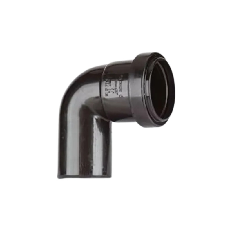 40mm x 91.25 Push-Fit Swivel Bend – Polypipe Waste (Black) – WP24B