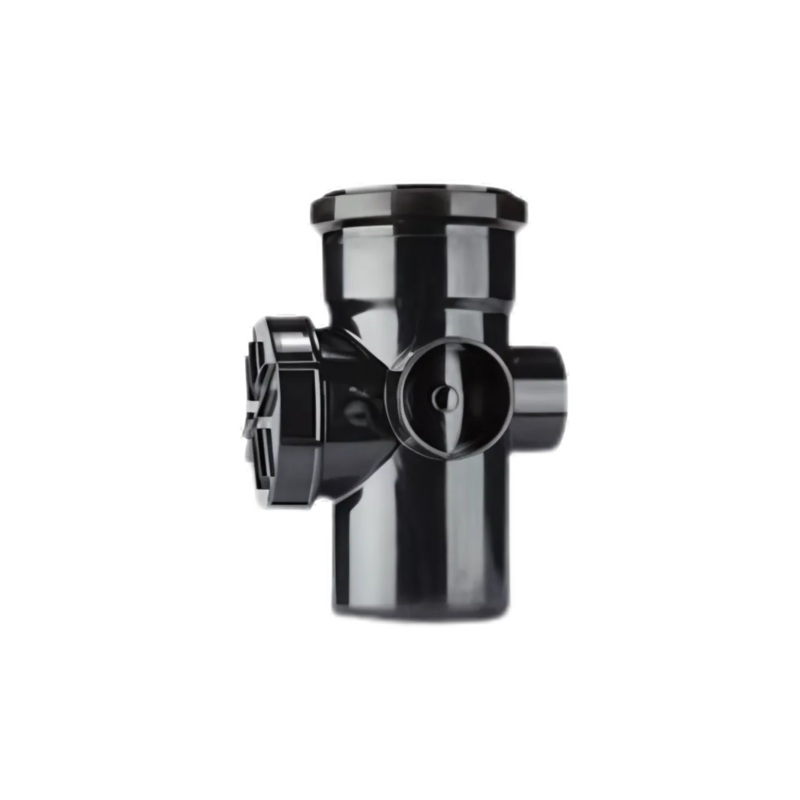 82mm Ring Seal Soil Access Pipe Boss Single Socket – Polypipe (Black) – SA343B