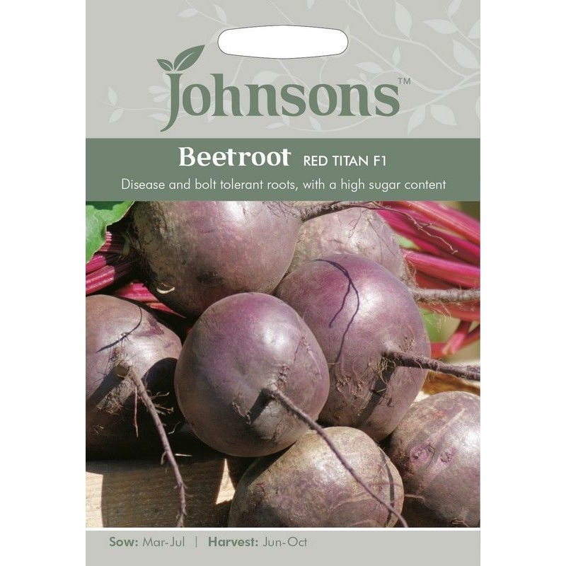 Johnsons Beetroot Red Titan F1 Seeds