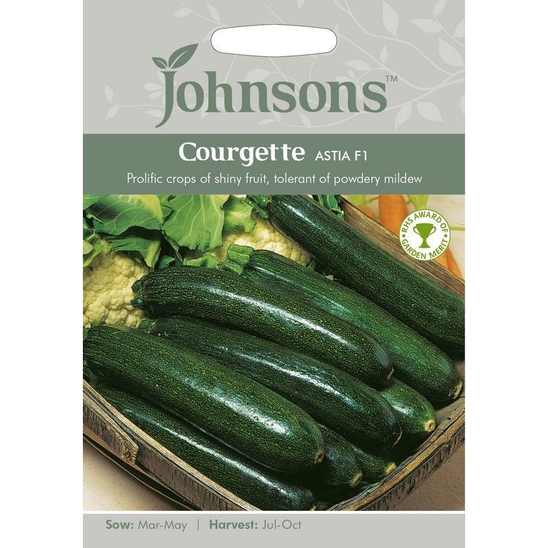 Johnsons Courgette Astia F1 Seeds