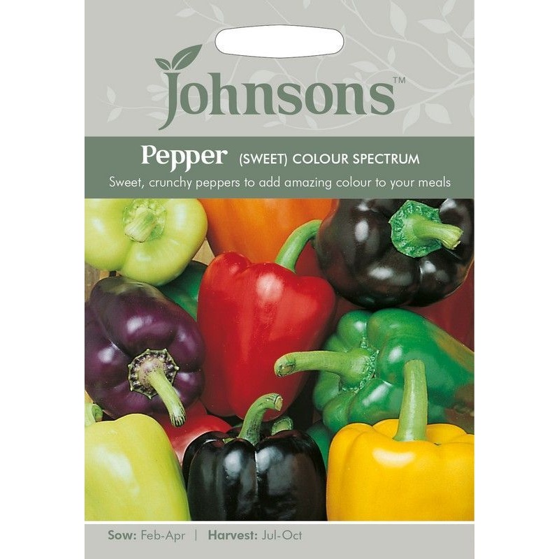 Johnsons Pepper Sweet Colour Spectrum Seeds