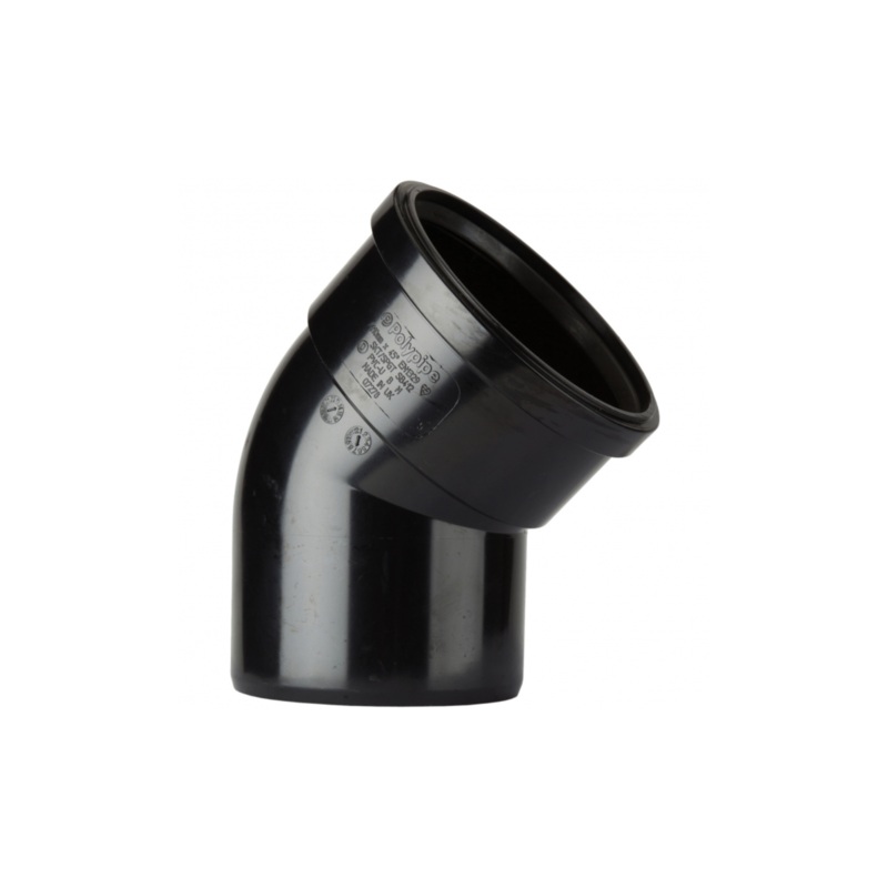 PolySoil 110mm x 135 Single Socket Bend – Polypipe (Black) – SB412B