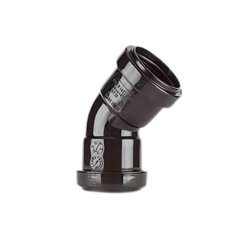 50mm x 135 Push-Fit Obtuse Bend – Polypipe (Black) – WP54B