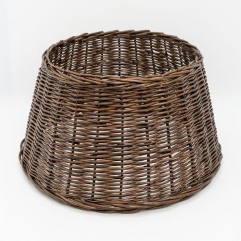 62cm Christmas Tree Skirt Wicker Brown