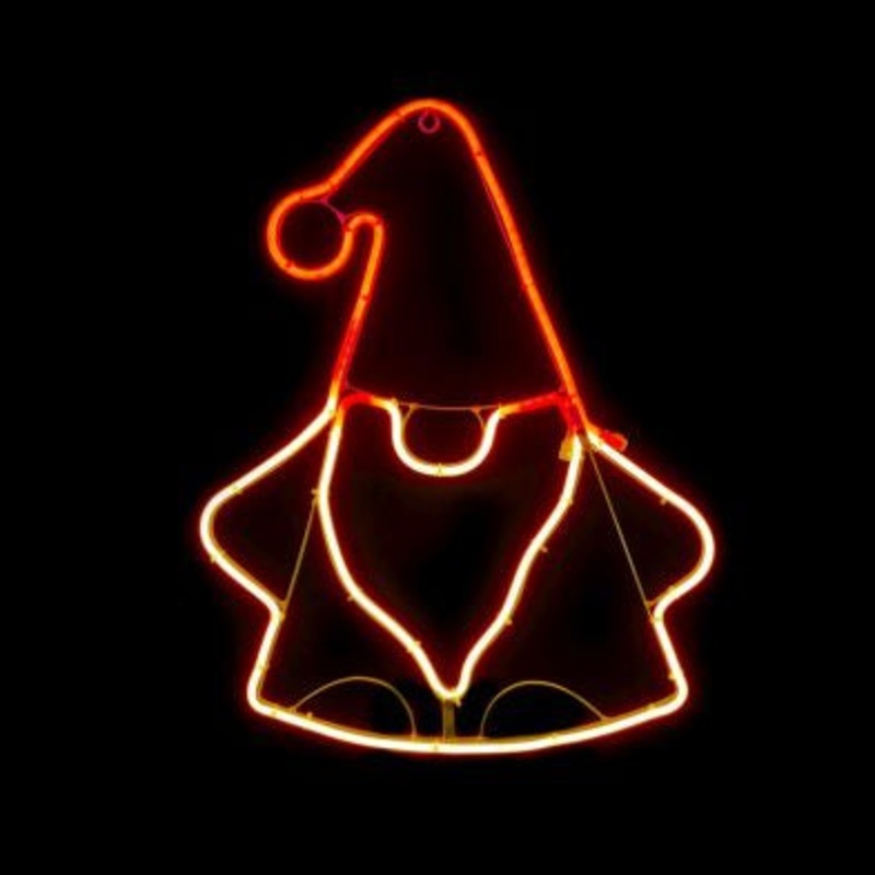 Gonk Neon Christmas Light Feature Red & Warm White – 50cm