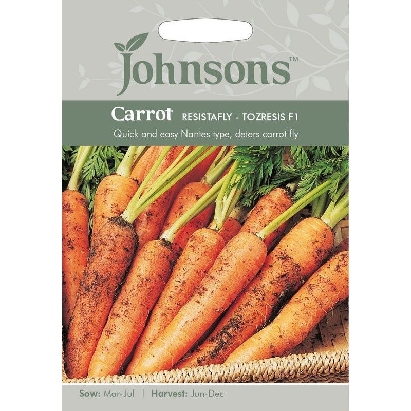 Johnsons Carrot Resistafly – Tozresis F1 Seeds