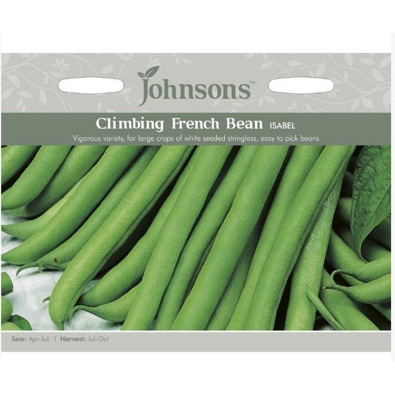 Johnsons Climbing Bean Isabel Seeds