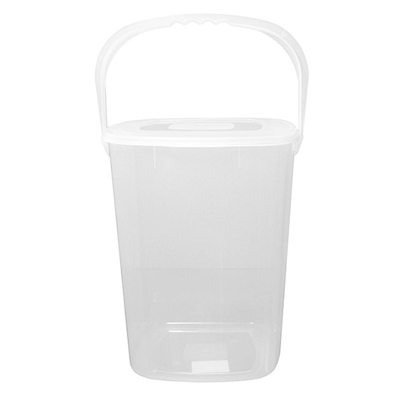 Plastic Food Container Square 10 Litres – Clear by Beaufort