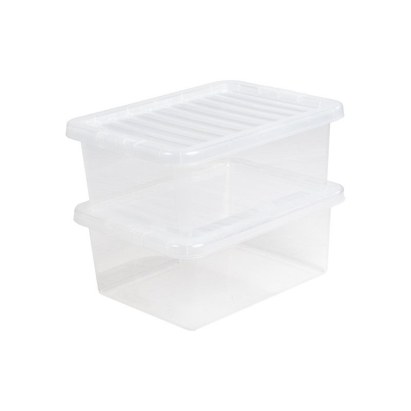 Plastic Storage Box 17 Litres – Clear Crystal by Wham