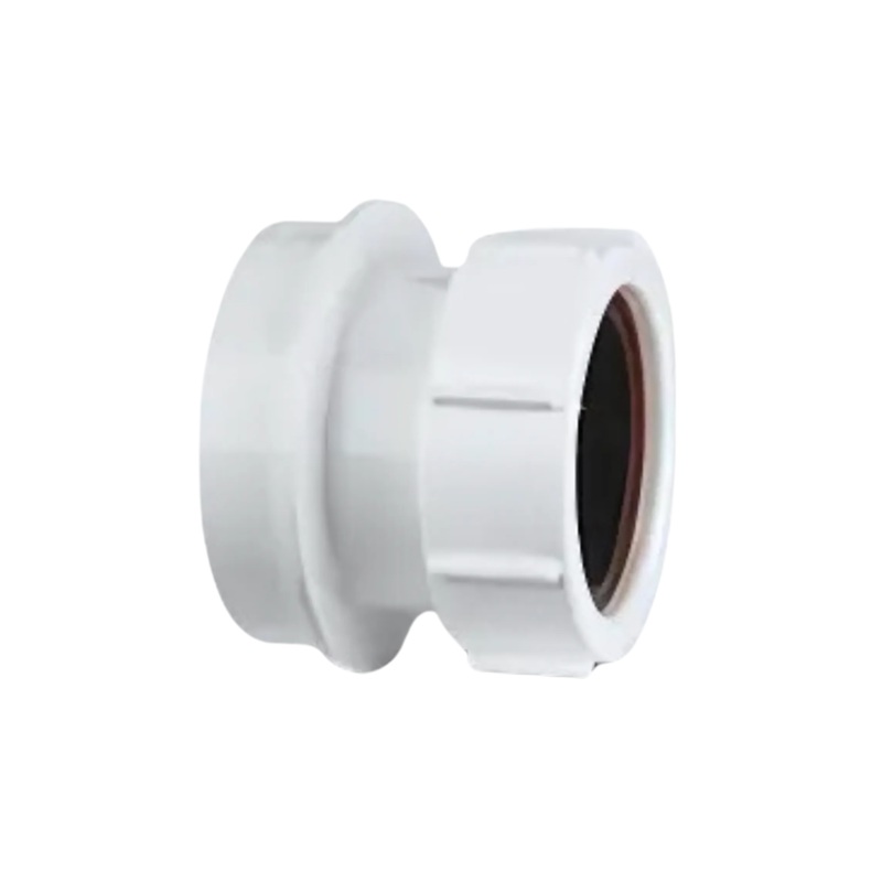 PolySoil 50mm Straight Adaptor – Polypipe (White) – SN65W