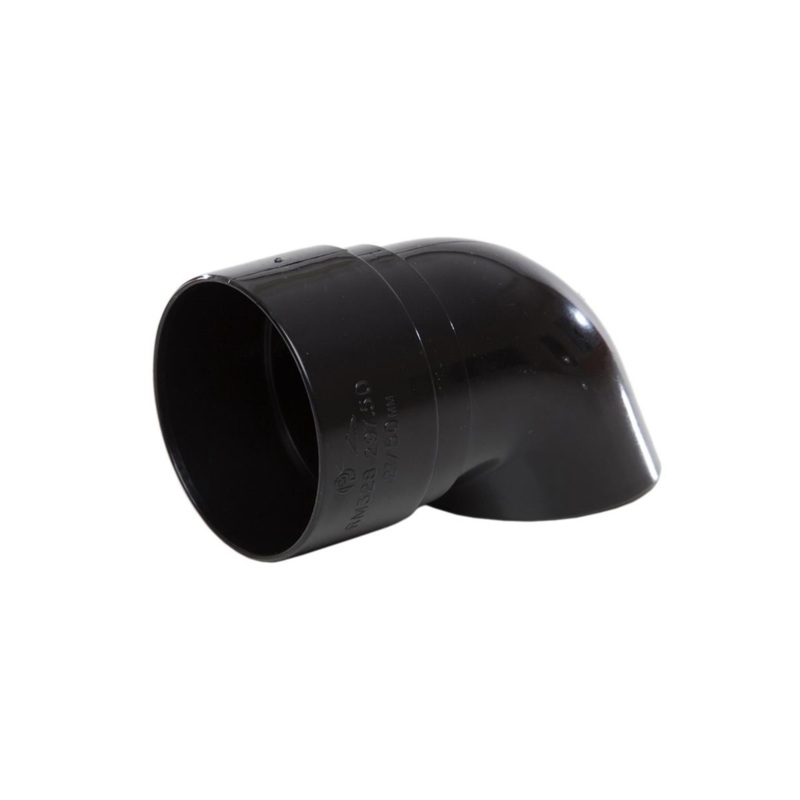 50mm Downpipe Shoe – Polypipe (Black) – RM328B