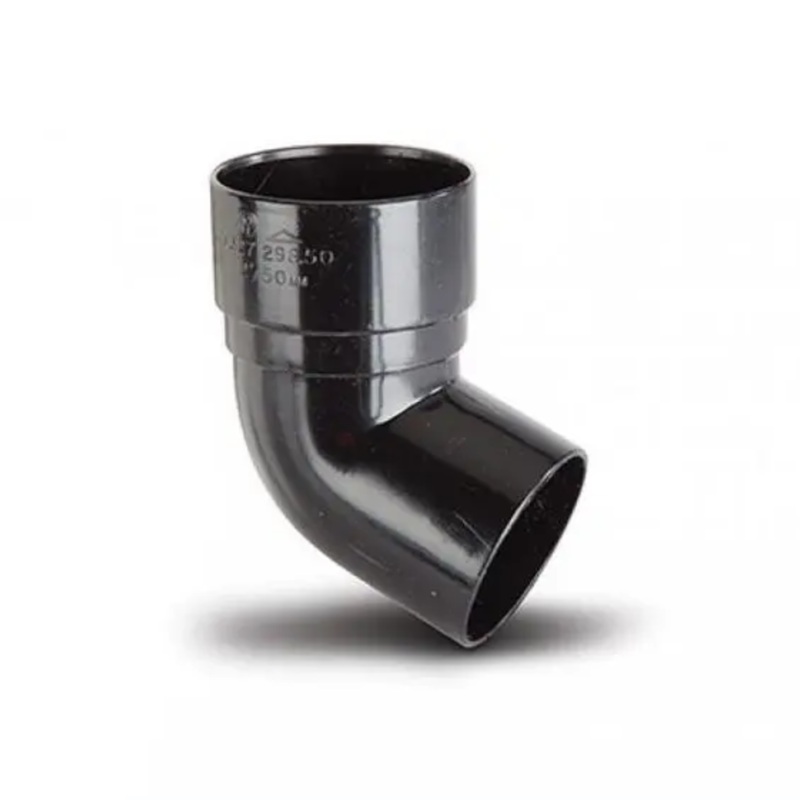 50mm x 112 Round Offset Bend – Polypipe (Black) – RM327B