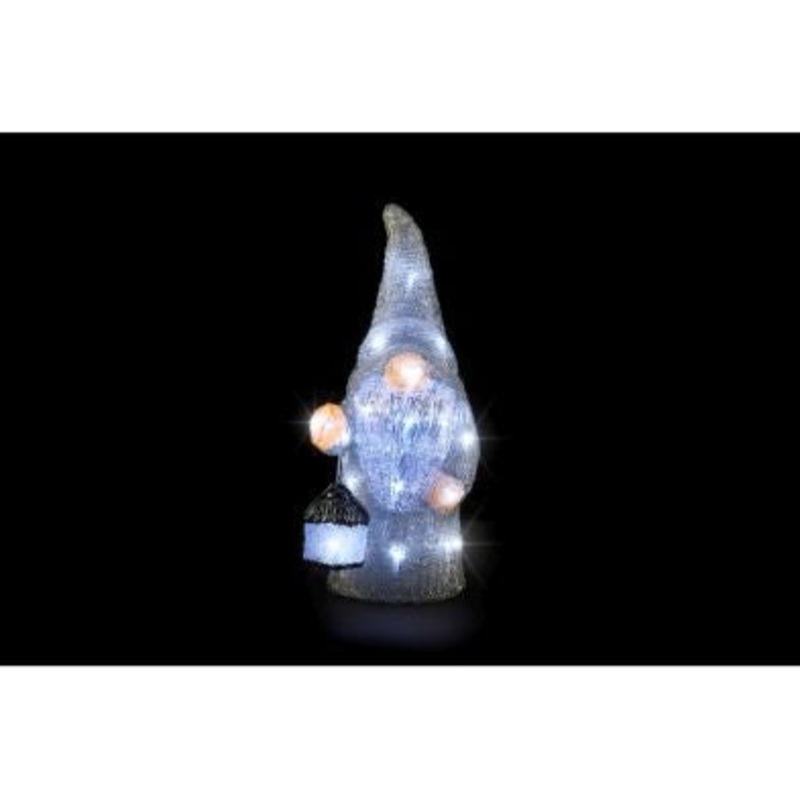 Acryllic Gonk Christmas Light White LED – 40cm