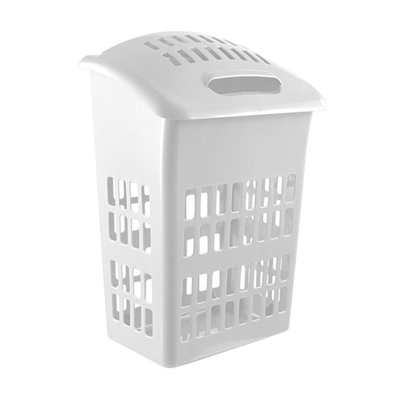 Plastic Laundry Bin Folding Lid – White Signature by Curver