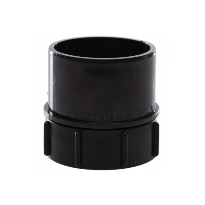 50mm Screwed Access Plug – Polypipe Waste System (Black)  WS72B