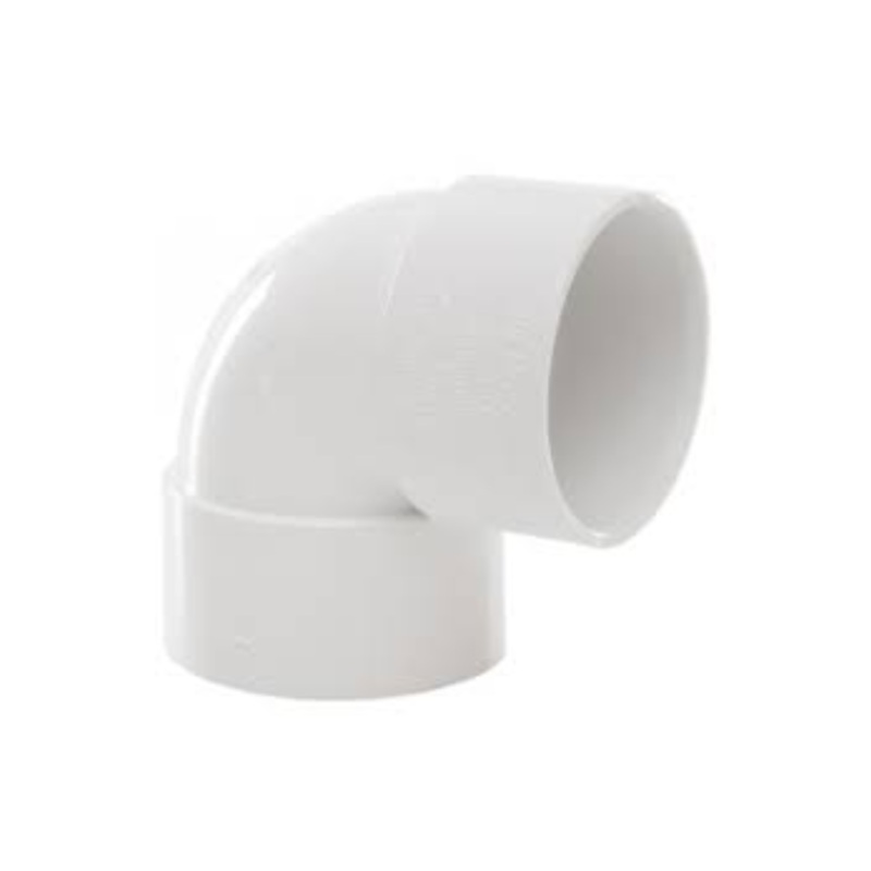 50mm x 90 Knuckle Bend – Polypipe Waste System (White)  WS64W