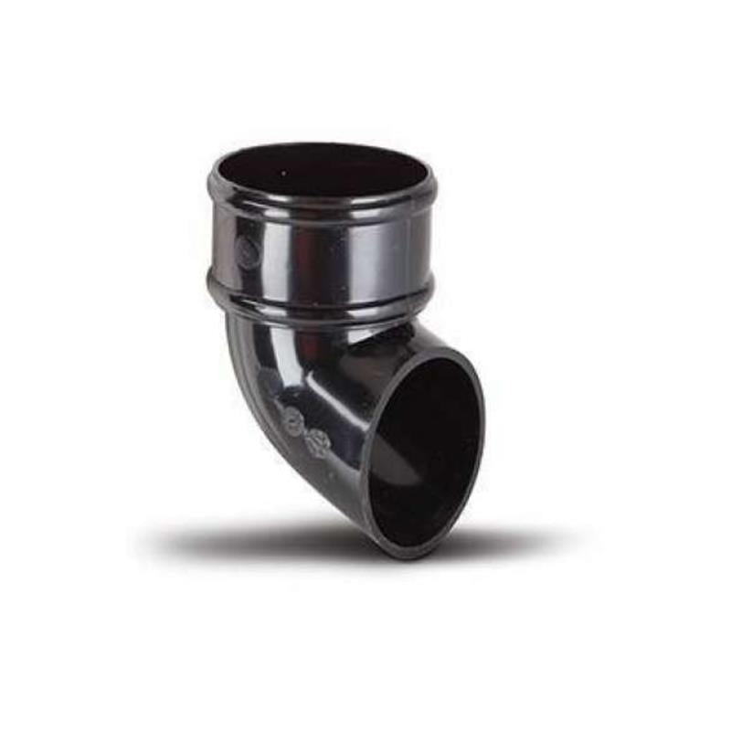 68mm Downpipe Shoe – Polypipe (Black) – RR128B