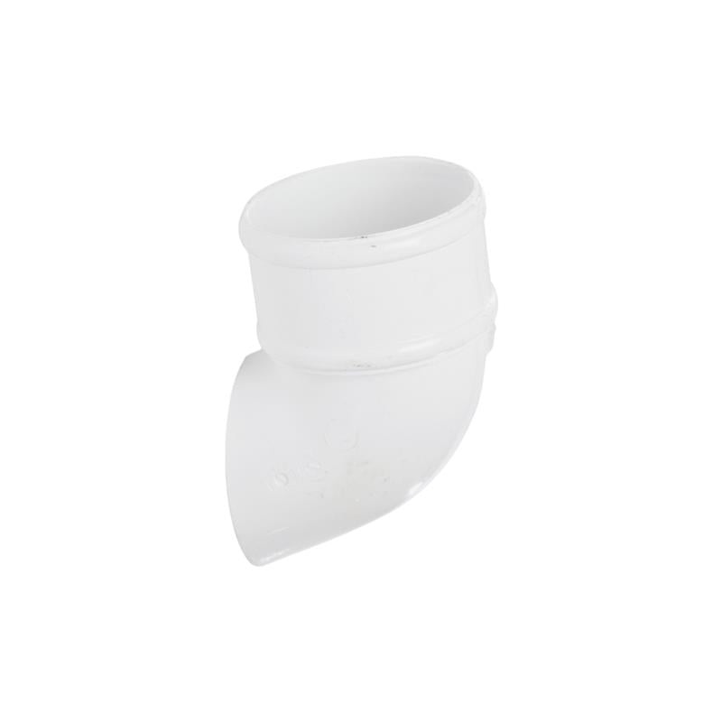 68mm Downpipe Shoe – Polypipe (White) – RR128W