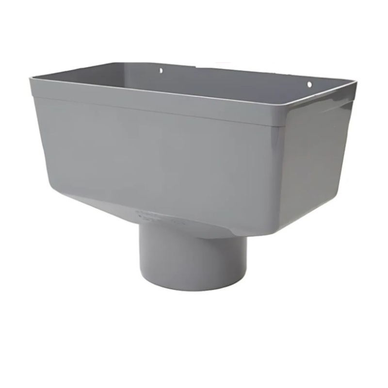 68mm Rainwater System Pipe Clip Complete Unit – Polypipe (Grey)  RR152G