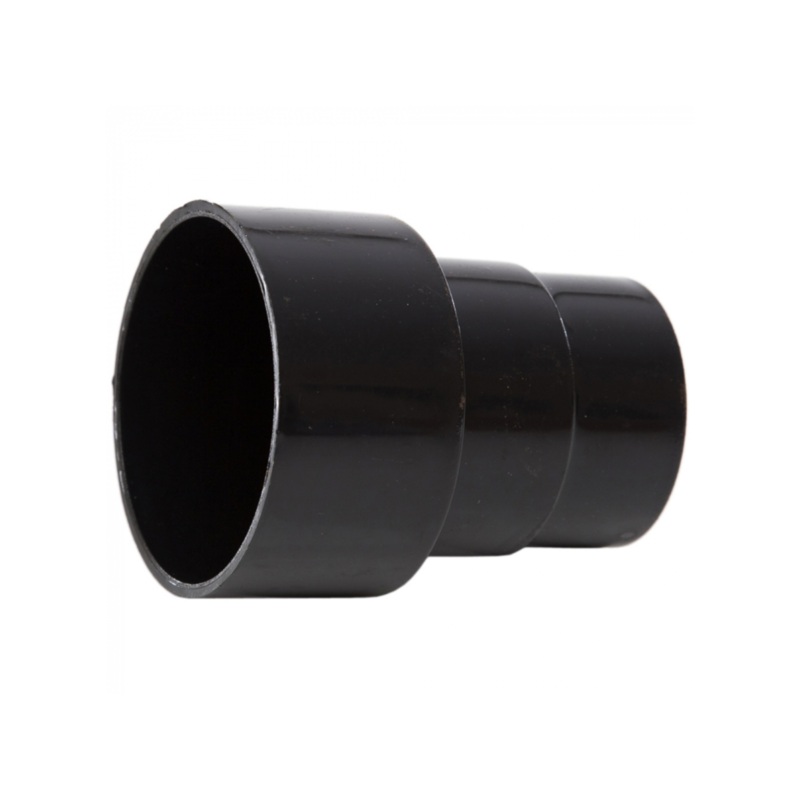 68mm Round Downpipe to Cast Iron Adapter – Polypipe (Black) – RR131B