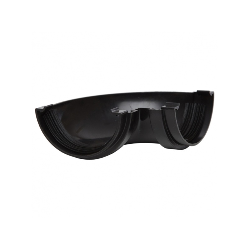 75mm x 90 Mini HalfRound Gutter – Polypipe (Black) – RM303B