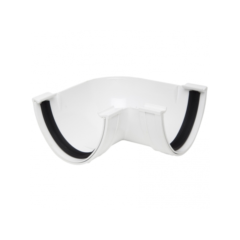 Polyflow 117mm x 90 Deep Capacity Gutter – Polypipe (White) – RD503W
