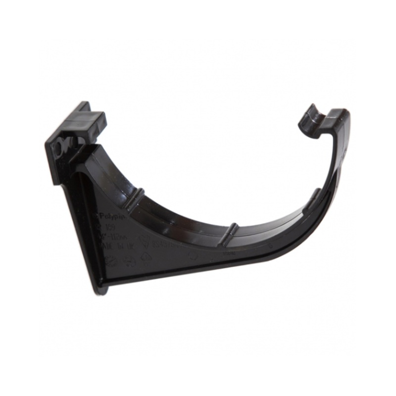 112mm Fascia Bracket – Polypipe Waste System (Black)  RR109B