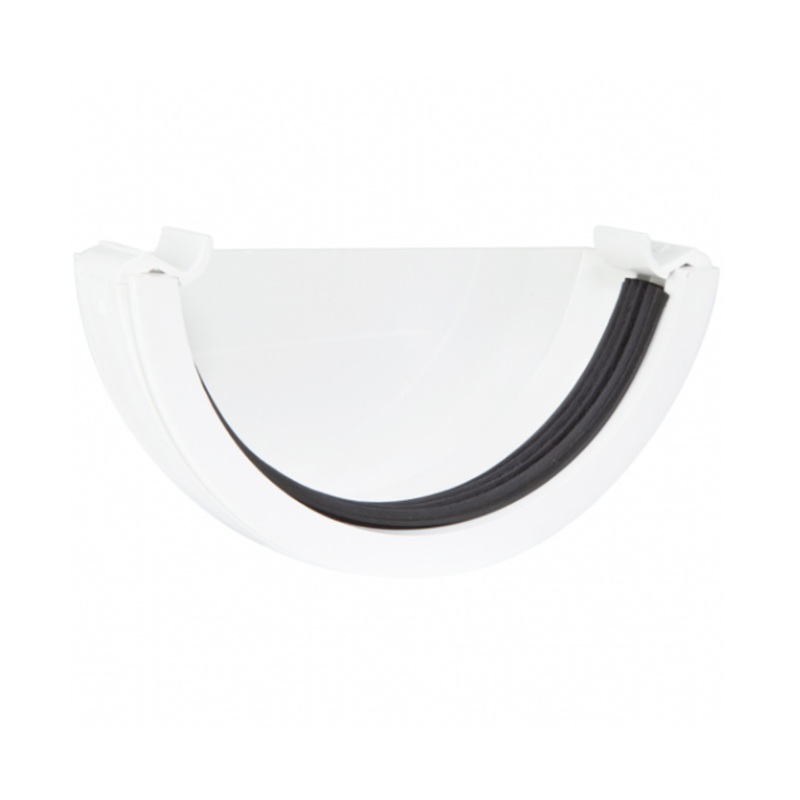 112mm Waste System External Stop End – Polypipe (White)  RR107W