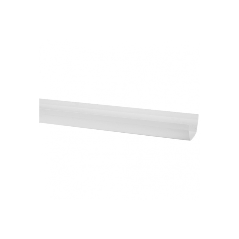 112mm x 2m Square Gutter – Polypipe (White) – RS200W