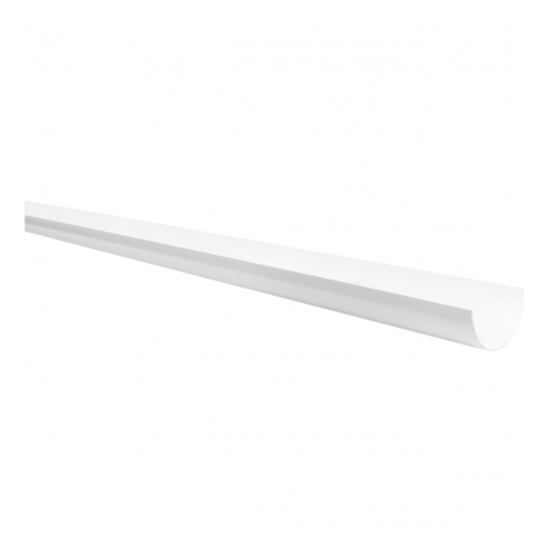112mm x 4M Half Round Gutter – Polypipe (White)  RR101W